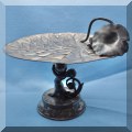 S47. Silverplate dessert stand. 
